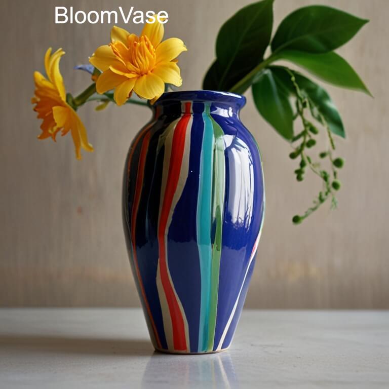 Hand-Painted Vase